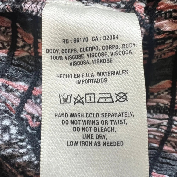 Anthropologie Lilka Serra Aztec Mosaic Geo Print Harem Jumpsuit Size Small - Picture 8 of 8